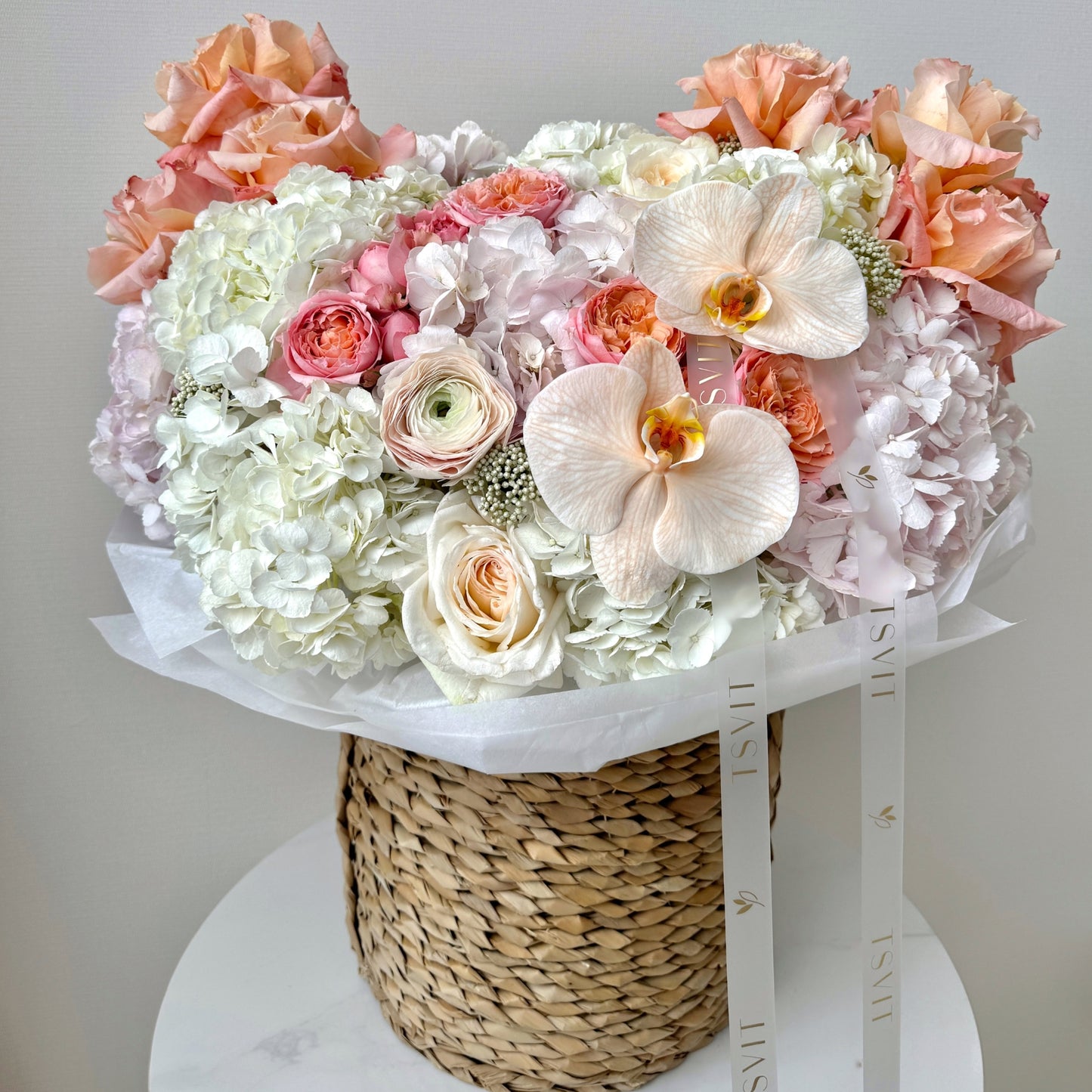 Satin Sunset Basket