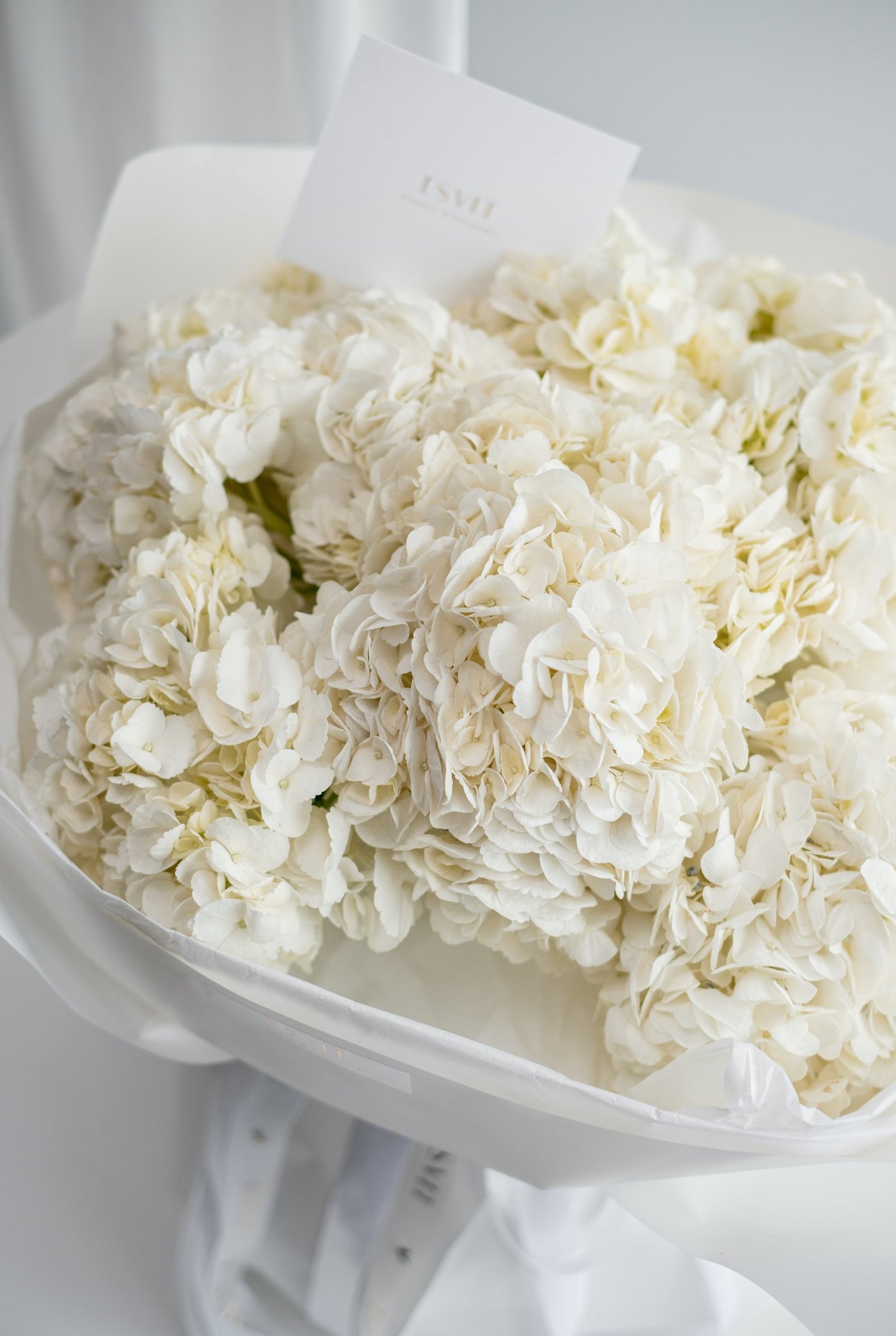 15. Hydrangea Embrace White Bouquet