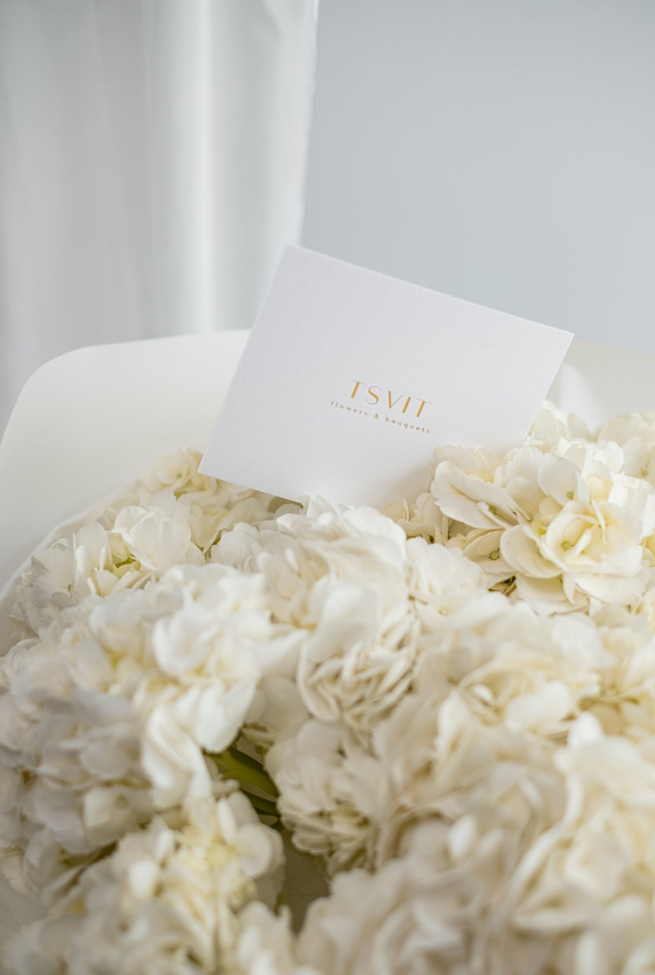 15. Hydrangea Embrace White Bouquet